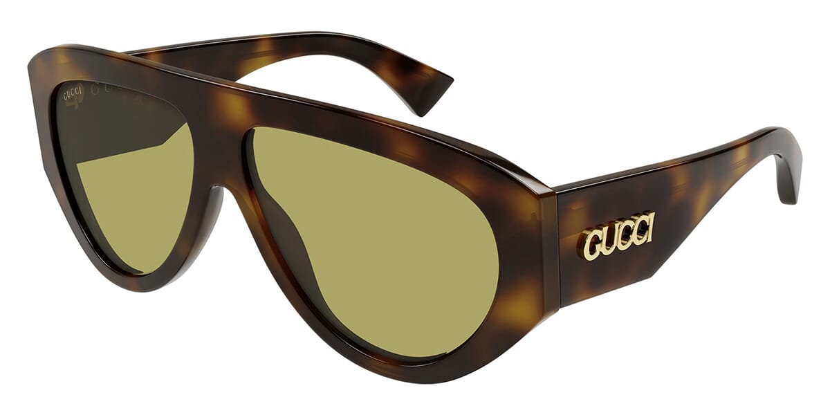 美品　GUCCI オリーブ サングラス Y2K イタリア製　Gロゴ Gucci GG2128S Aviator Sunglasses | Fashion Eyewear US