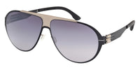 ic! berlin Carson IC0002 #colour_black matte bronze mesh/smoke gradient