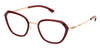 ic! berlin Vayu IC5090 #colour_burgundy and rose gold