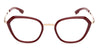 ic! berlin Vayu IC5090 #colour_burgundy and rose gold