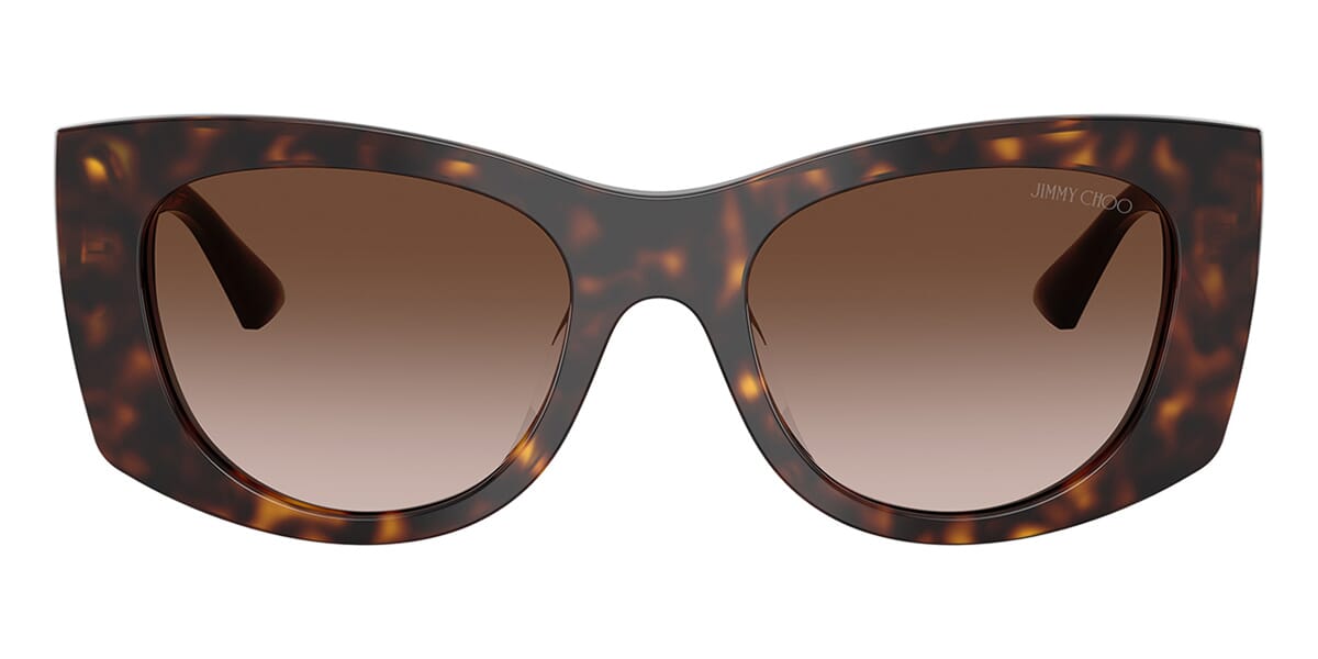 Jimmy Choo Tortoiseshell Cat-Eye Sunglasses with Brown Gradient Lenses Vale | Brown Havana Cat Eye Sunglasses | JIMMY CHOO main image 3