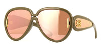 Loewe Paula's Ibiza LW40132I#colour_military-green-pink-with-flash-mirror