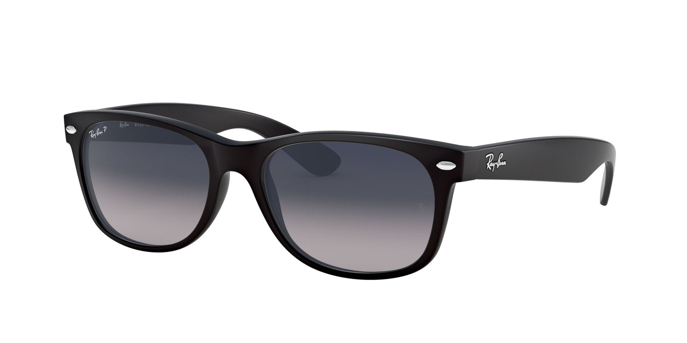 Ray-Ban New Wayfarer RB2132 Black/Blue Polarised #colour_black-blue-polarised