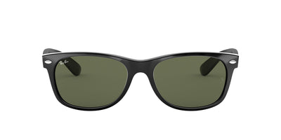 Ray-Ban New Wayfarer RB2132 Black/Green 1 #colour_black-green-1