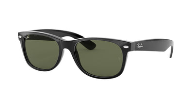 Ray-Ban New Wayfarer RB2132 Black/Green 1 #colour_black-green-1