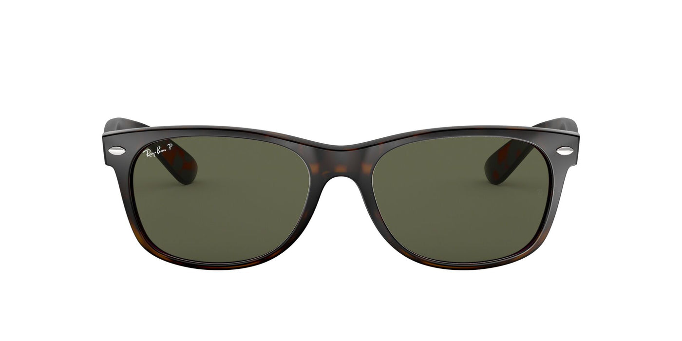 Ray-Ban New Wayfarer RB2132 Dark Tortoise/Green Polarised #colour_dark-tortoise-green-polarised