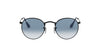 Ray-Ban Round Metal RB3447 Black-Blue-Mirror #colour_black-blue-mirror