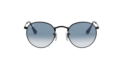 Ray-Ban Round Metal RB3447 Black-Blue-Mirror #colour_black-blue-mirror