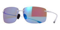 Maui Jim Hema Polarised Sunglasses#colour_matte-crystal-blue-hawaii-maui-pure
