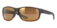Maui Jim Kaiwi Channel Polarised Sunglasses#colour_dark-brown-stripe-hcl-bronze-super-thin-glass