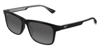 Maui Jim Okina MJ0587S #colour_shiny black/neutral grey super thin glass