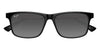 Maui Jim Okina MJ0587S #colour_shiny black/neutral grey super thin glass
