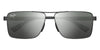 Maui Jim Piha Piha #colour_shiny gunmetal with black/dual mirror silver to black super thin glass