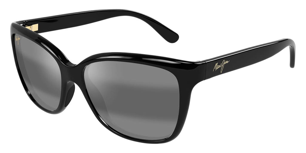 Maui Jim Starfish MJ0744S#colour_shiny-black-neutral-grey-super-thin-glass