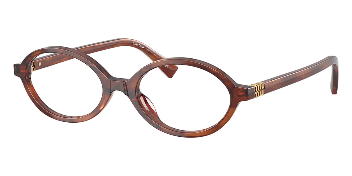 Miu Miu VMU01X Oval Glasses | Fashion Eyewear