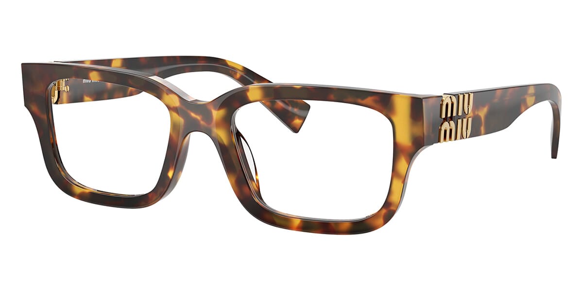 Miu Miu VMU02Y Rectangle Glasses | Fashion Eyewear US