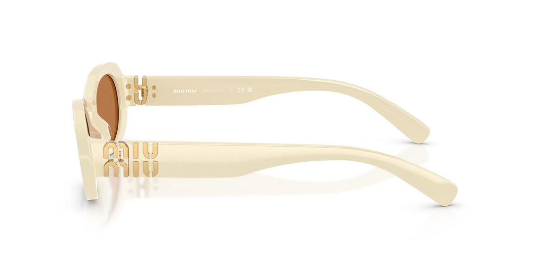 Miu Miu SMU06Z Oval Sunglasses | Fashion Eyewear UK