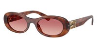 Miu Miu SMU06Z#colour_striped-tobacco-red-to-pink-gradient