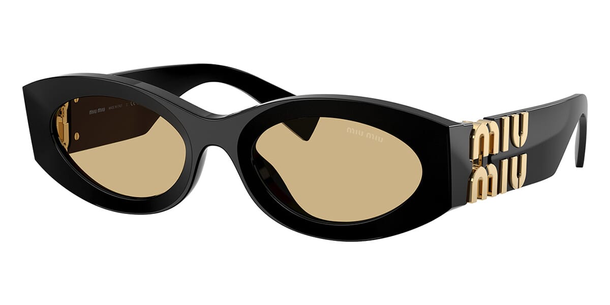 Miu Miu SMU11W Oval Sunglasses | Fashion Eyewear US