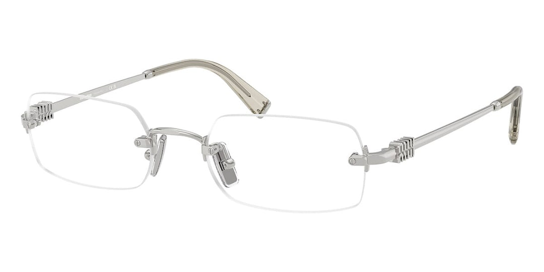 Miu Miu VMU50Y Rectangle Glasses | Fashion Eyewear US