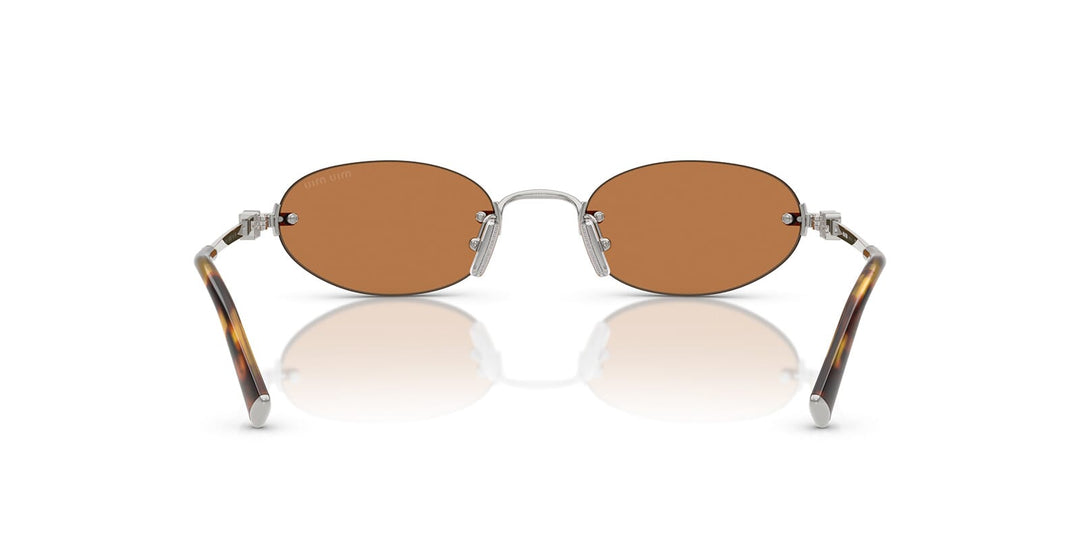 Miu Miu SMU A54 Oval Sunglasses | Fashion Eyewear