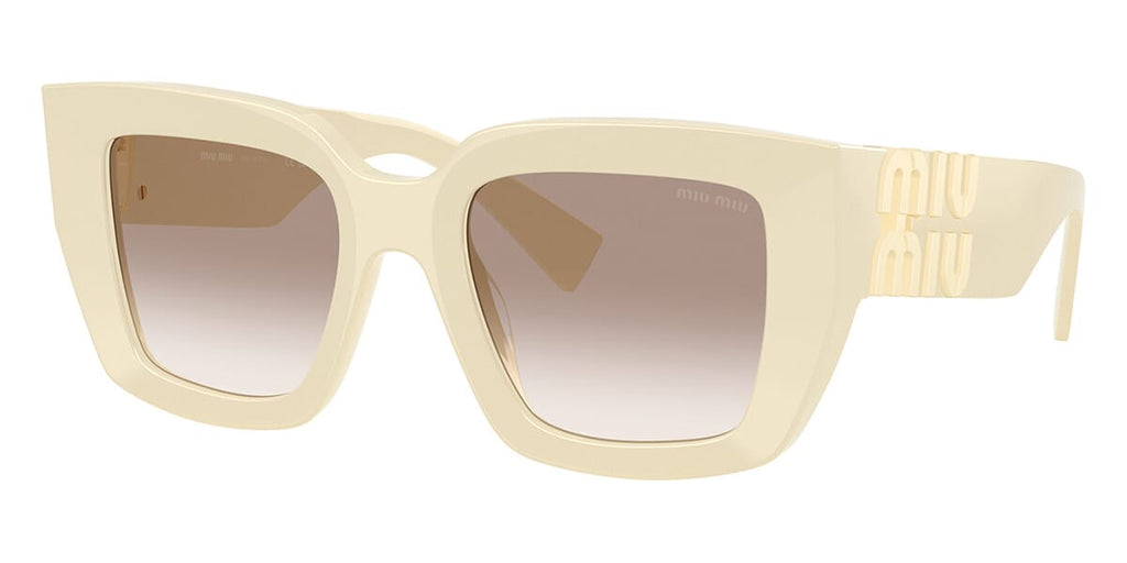 Miu Miu SMU B05#colour_milk-clear-brown-gradient