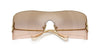 Miu Miu SMUB53S #colour_gold/light brown with bronze gradient mirror
