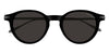 Montblanc MB0407S #colour_shiny black and dark ruthenium/grey with light mirror