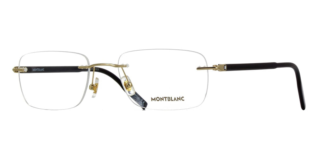Montblanc MB0221O #colour_shiny gold and black