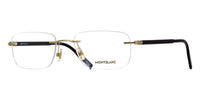 Montblanc MB0221O #colour_shiny gold and black