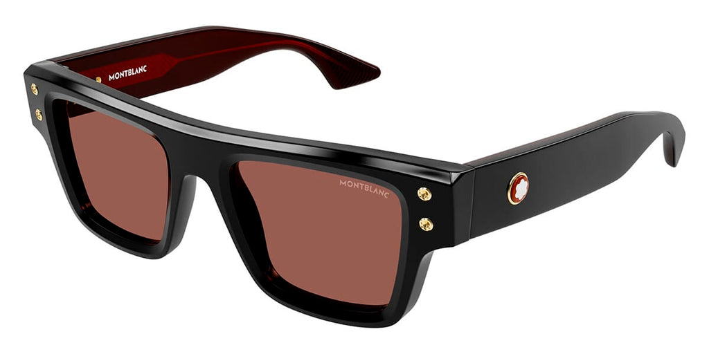Montblanc MB0253S #colour_black/brown