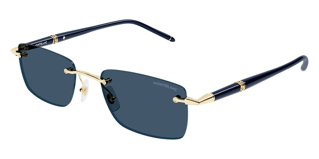 Montblanc MB0344S#colour_gold-with-blue-blue