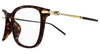 Montblanc MB0413OA #colour_havana with gold