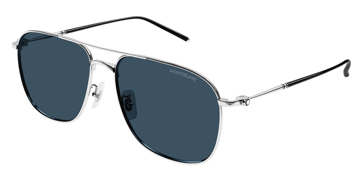 Montblanc MB0417SA Aviator Sunglasses | Fashion Eyewear US