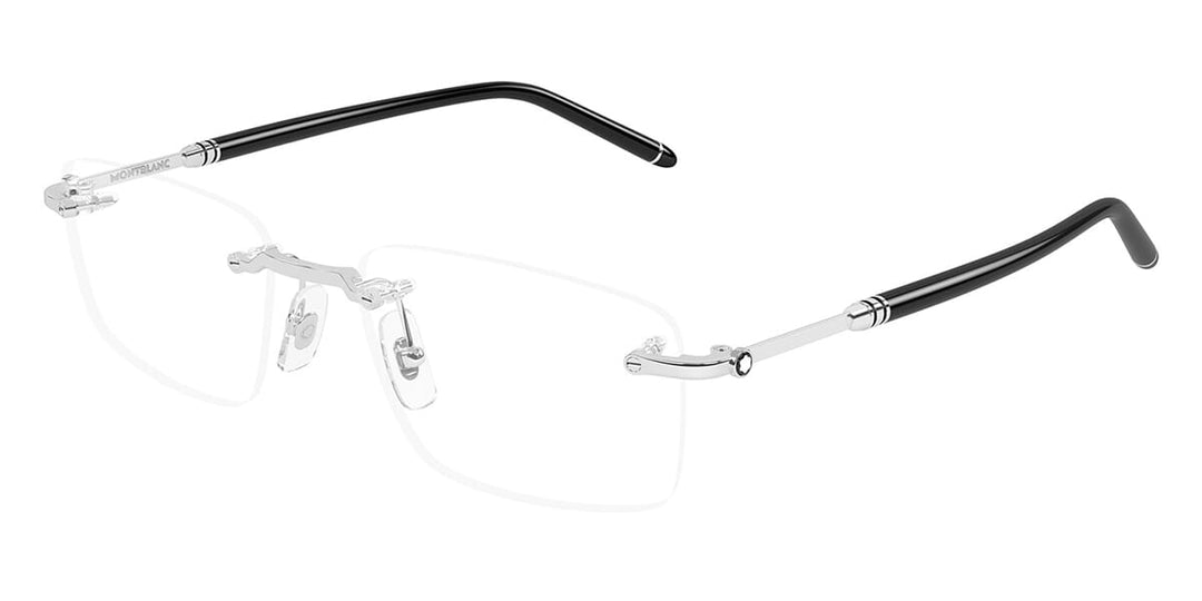 Blanc‥ BE004 Montblanc Meisterstuck MB0480O Square Glasses | Fashion Eyewear US