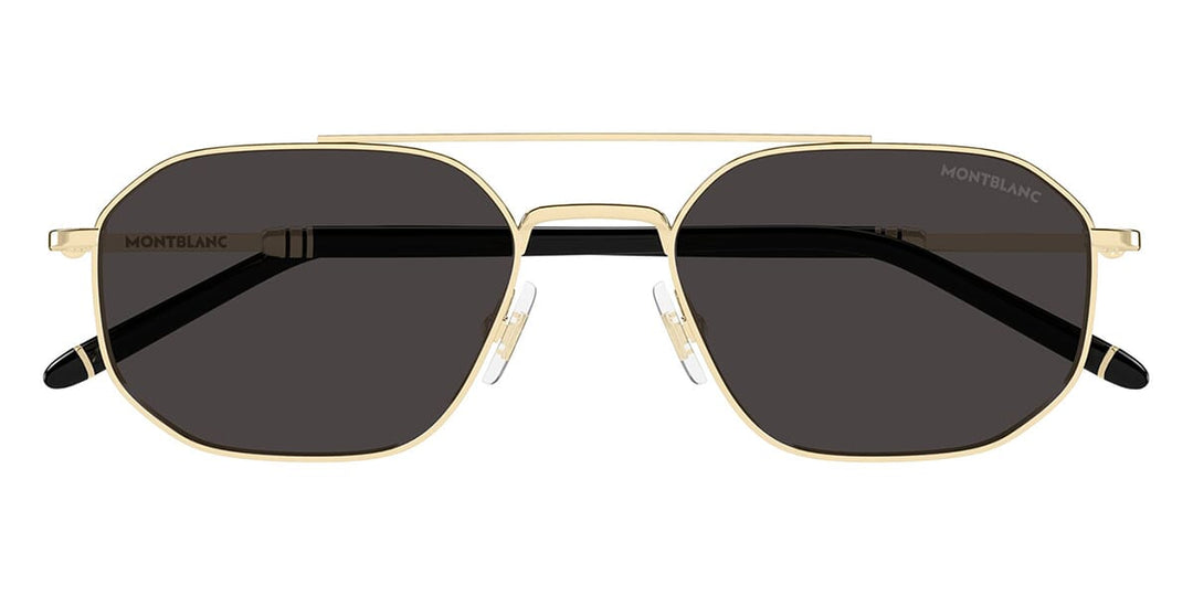Montblanc Meisterstuck MB0481S Aviator Sunglasses | Fashion Eyewear US