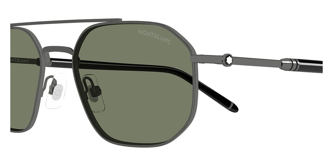 Montblanc Meisterstuck MB0481S Aviator Sunglasses | Fashion Eyewear US
