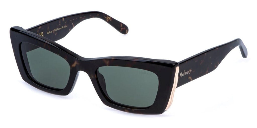 Mulberry SML297 #colour_shiny dark havana/green with light mirror