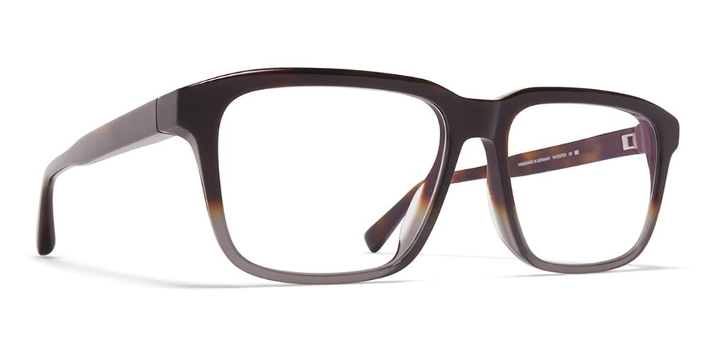 Mykita Acetate Bold Desta #colour_santiago dark havana brown to grey gradiant