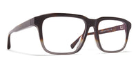 Mykita Acetate Bold Desta #colour_santiago dark havana brown to grey gradiant