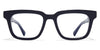 Mykita Acetate Bold Lamin C154 #colour_dark milky indigo with silver detail