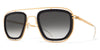 Mykita Mylon Ferlo MH7 #colour_pitch black with gold/grey gradient