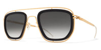 Mykita Mylon Ferlo MH7 #colour_pitch black with gold/grey gradient