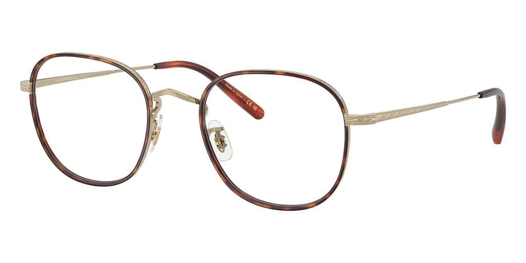 Oliver Peoples Mehr OV1375T #colour_gold and dark mahogany