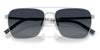 Oliver Peoples R-15 OV1362S #colour_brushed silver/sky gradient wash to dark grey transitions photochromic