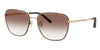 Oliver Peoples R-18 OV1378S #colour_dark mahogany and brushed gold/earth brown to light brown gradient