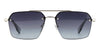 Police Force 9 SPLQ90 #colour_shiny silver and gold/grey gradient with light mirror