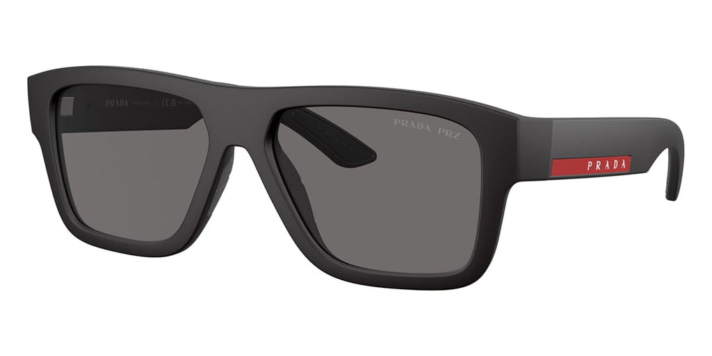 Prada Linea Rossa SPS04ZS #colour_black rubber/dark grey polarised