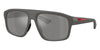 Prada Linea Rossa SPSB02S #colour_metal grey/grey with silver mirror