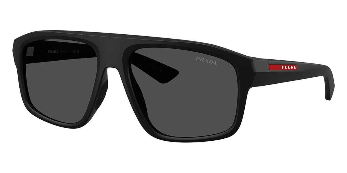 prada sonnenbrille sport Prada Linea Rossa PS B02S 1BO06F Matte Black